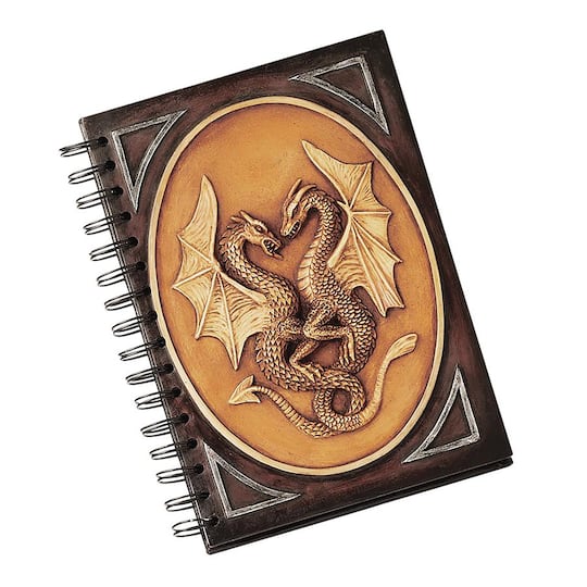 Design Toscano 8.5&#x22; The Dragon Sentinels&#x27; Book of Secrets